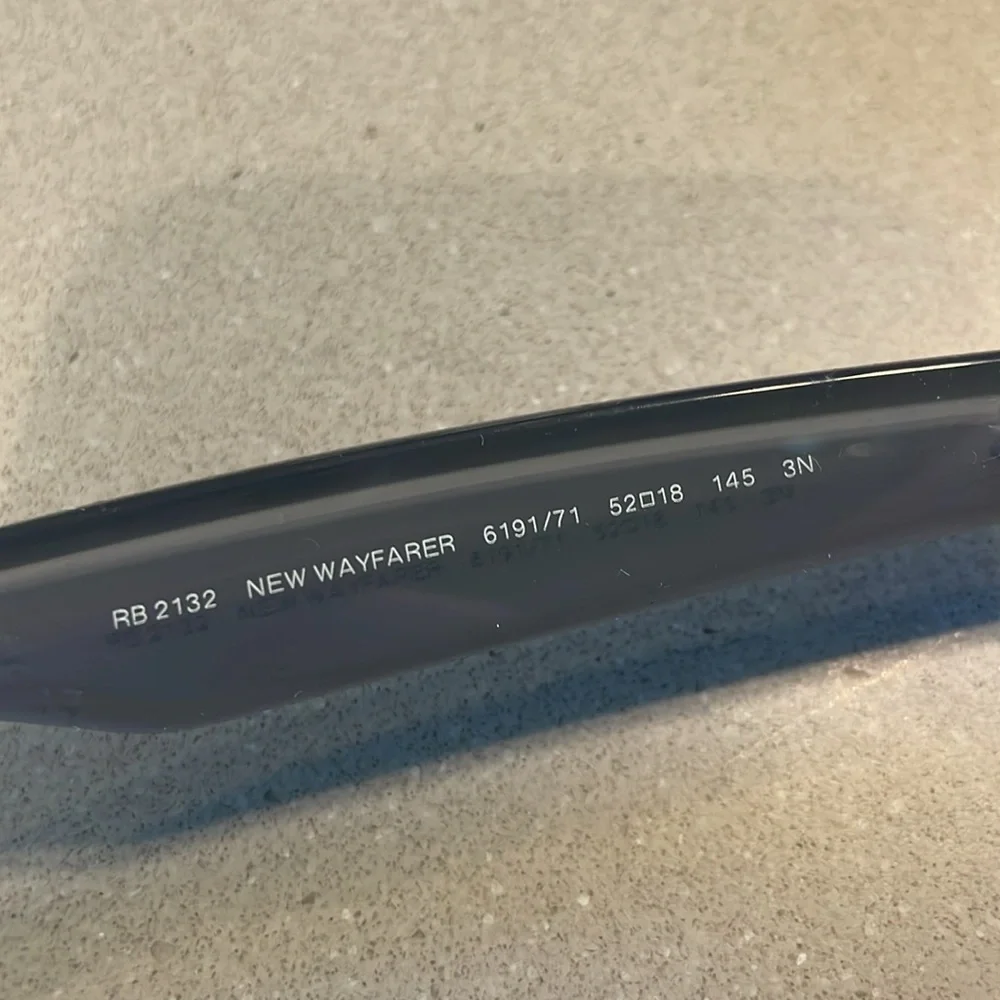 Ray-Ban Blue Frame Black Lenses Sunglasses